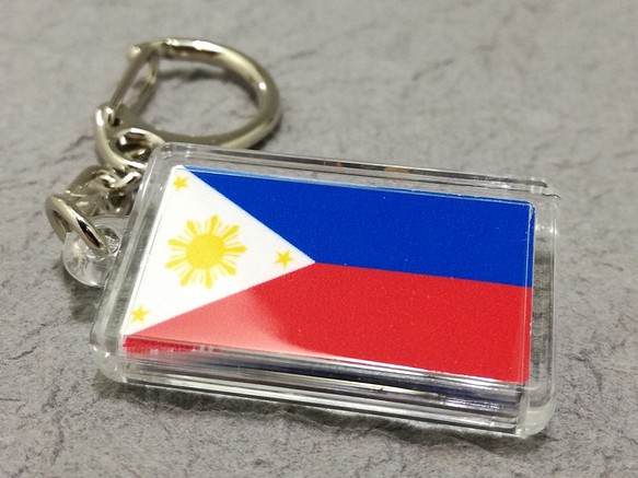 新品 フィリピン キーホルダー 国旗 Philippines 小物 ファッション雑貨 なないろの虹 通販 Creema クリーマ ハンドメイド 手作り クラフト作品の販売サイト