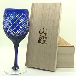 四つ矢来ワイングラス 1枚目の画像