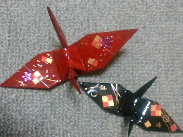 鶴の箸置き・オブジェ 1枚目の画像