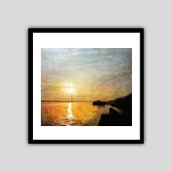 藝術版畫《多瑙河上的日出》 第1張的照片