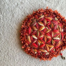 Knitting 生命之花編織墊 - 秋天的腳步 第1張的照片