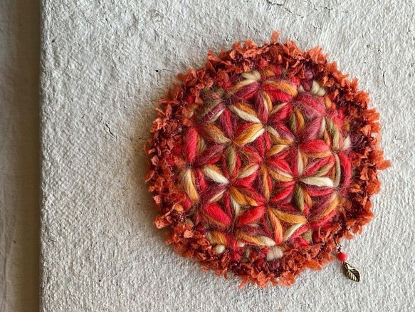 Knitting 生命之花編織墊 - 秋天的腳步 第1張的照片