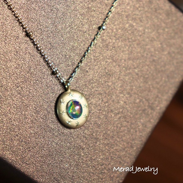 K18 オパール ネックレス Opal NeckLace -Bubble- ネックレス