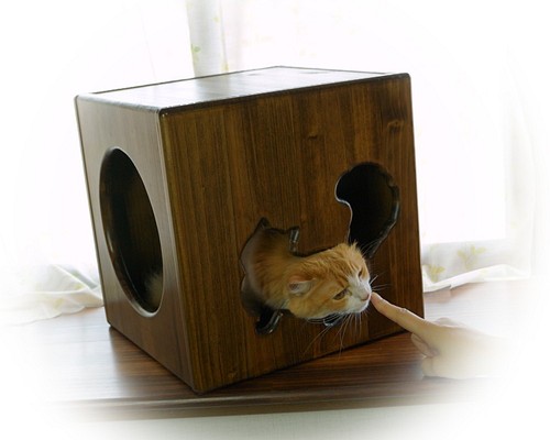 キャットキューブ 猫ハウス ハウス・小屋 youneed 通販｜Creema(クリーマ)