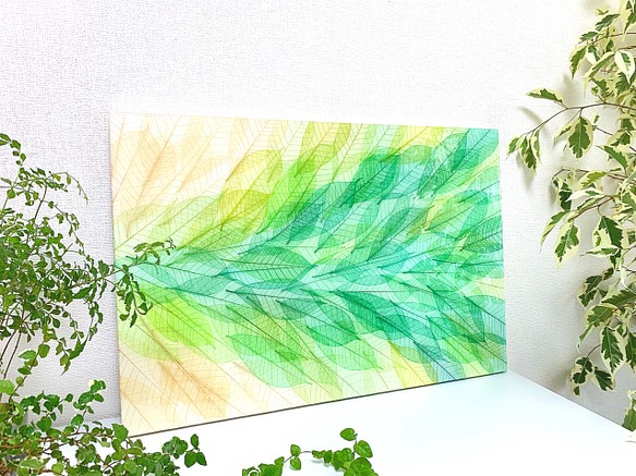 セール品 永久の幸せ の花言葉を持っているゴムの木の葉のアート Flowing Radiance Green セール価格 公式 Secretgardensofwa Com