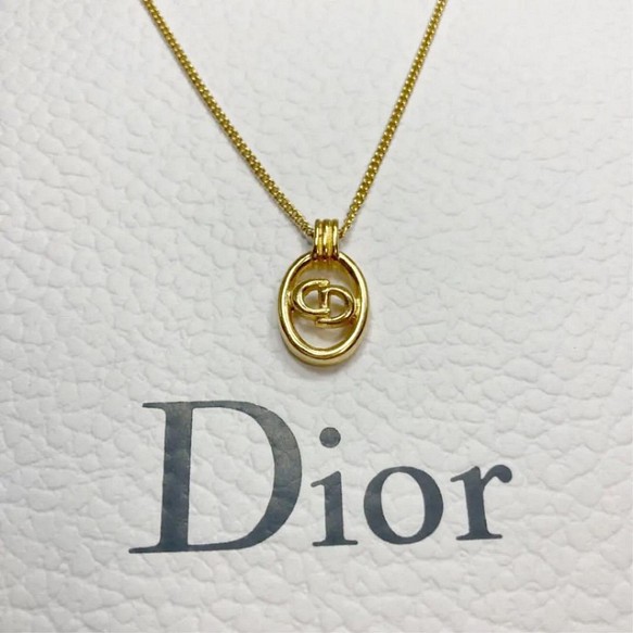 【Dior】ネックレス　クリスチャンディオール　ゴールド　アクセサリー