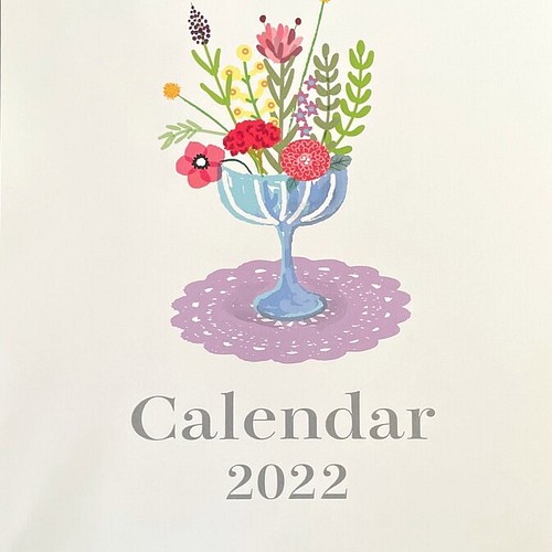 22 花のイラストカレンダー カレンダー Stitch Stitch 通販 Creema クリーマ ハンドメイド 手作り クラフト作品の販売サイト