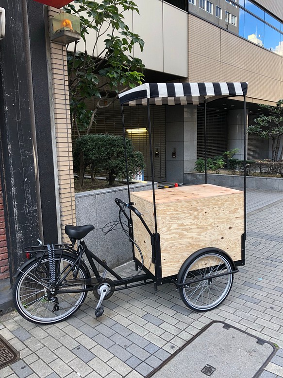 カーゴバイク(移動販売用自転車)電動機付き