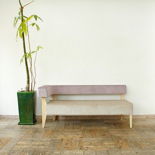 2.5s Border sofa-L(左) (BR×SA-178VINTAGE ROSE) ソファ・ベンチ