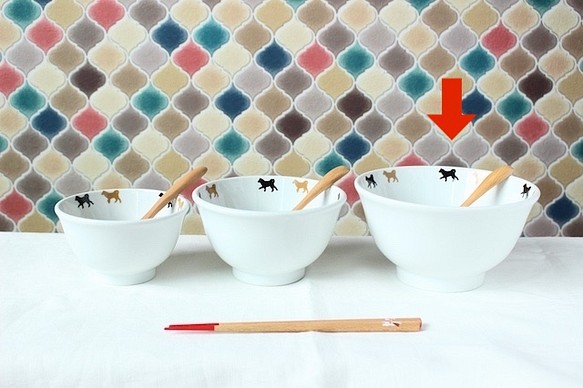 3種顏色Shiba Inu主食碗&lt;6種尺寸&gt; 第1張的照片