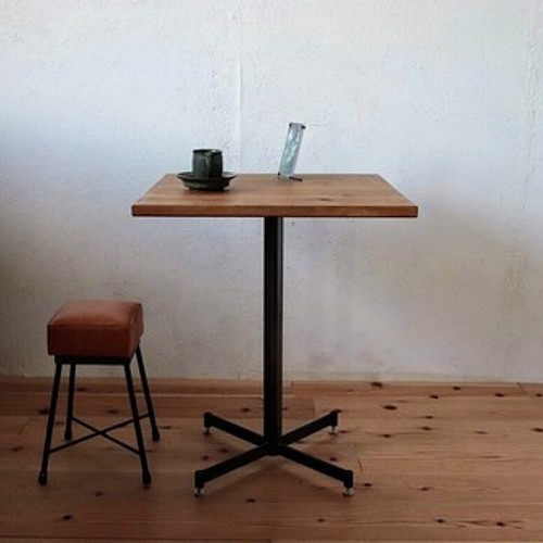 カフェテーブル オーク 一本脚 Cafe Table Oak テーブル 机 Teco 通販 Creema クリーマ ハンドメイド 手作り クラフト作品の販売サイト