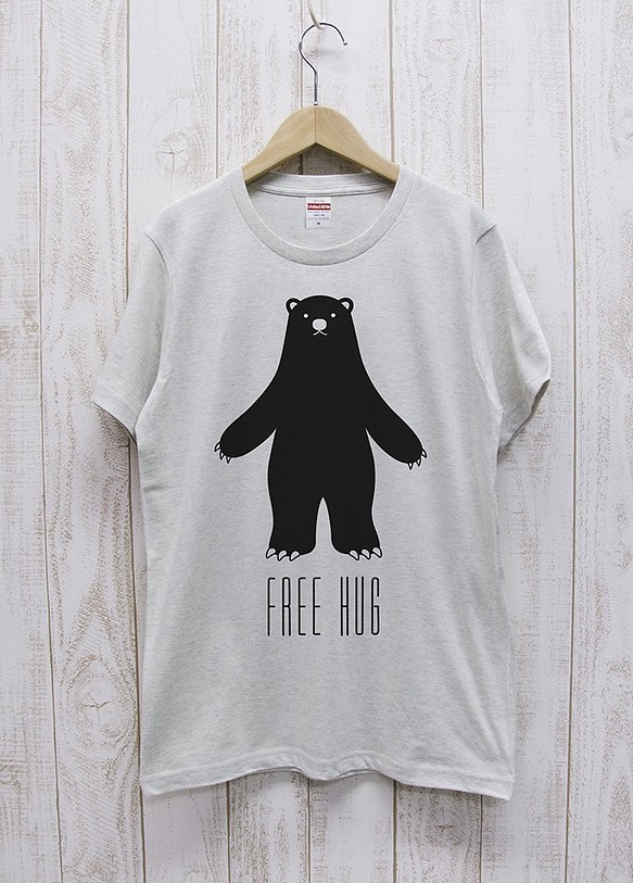 免費擁抱黑熊（燕麥）/ R014-T-OA 第1張的照片