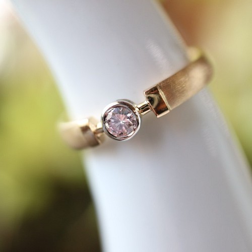 天然のピンクダイヤモンド指輪 指輪・リング YUDA 通販｜Creema(クリーマ)