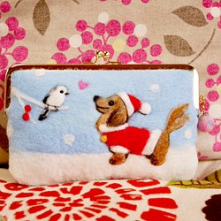 達克斯獵犬和Enaga的聖誕節♪羊毛感到滿滿的328號 第1張的照片