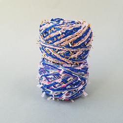 ①「ダッチアイリスブルー」　素材糸　引き揃え糸 1枚目の画像