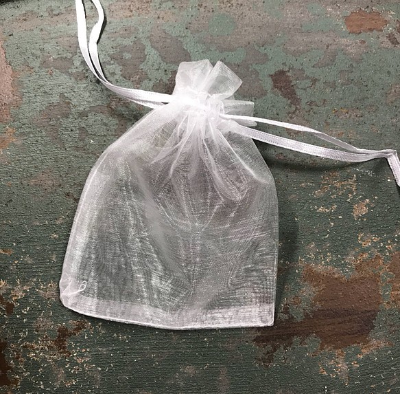 10枚 【信頼】 オーガンジー袋 12×9cm ホワイト 正規品質保証