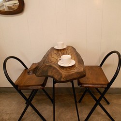 けやきカフェテーブル・イス（2）12-02-2 1枚目の画像