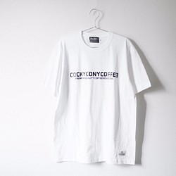 Tシャツ COCKY CONY COFFEE （ホワイト） 1枚目の画像