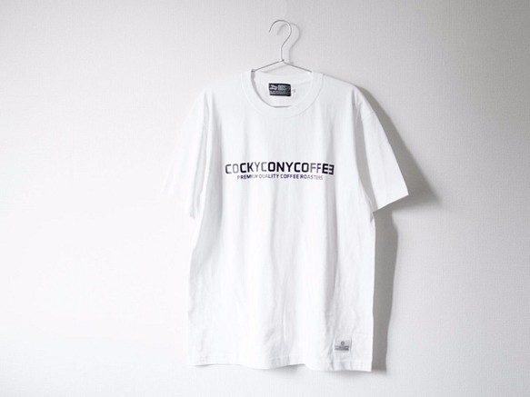 Tシャツ COCKY CONY COFFEE （ホワイト） 1枚目の画像