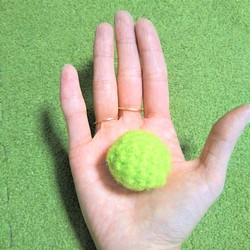 【送料無料】ペットの安全おもちゃ♪ニットボール（小さめ4個セット） 1枚目の画像