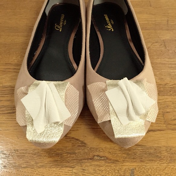 --- gaju flat shoes --- 試作品 23.5 1枚目の画像