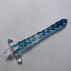 Glass Pen-毛-屬植物-藍色*需定做 第1張的照片