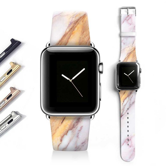 [大理石風格] Apple Watch Apple Watch 錶帶時尚腰帶替換腰帶 052 第1張的照片