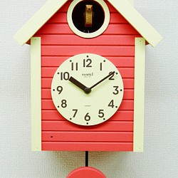 北欧デザインの鳩時計（電子式）sq03_cp 1枚目の画像