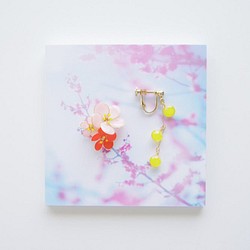 [Plum -Full * Bloom-]裝飾冬天的耳環*用照片裝飾面板！ 第1張的照片