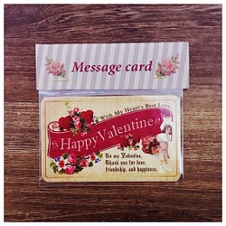 VALENTINE CARD -バレンタインミニメッセージカード- 1枚目の画像