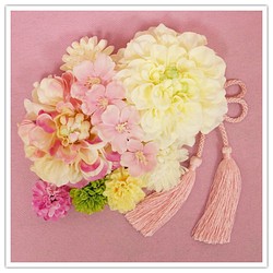 成人式 結婚式 卒業式 髪飾り 花飾り 和装髪飾り 和 着物 和装 花 振袖 袴 桜 1枚目の画像