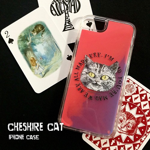 受注生産 チェシャ猫 サンドアートiphoneケース Iphoneケース カバー Nemunoki Paper Item 通販 Creema クリーマ ハンドメイド 手作り クラフト作品の販売サイト