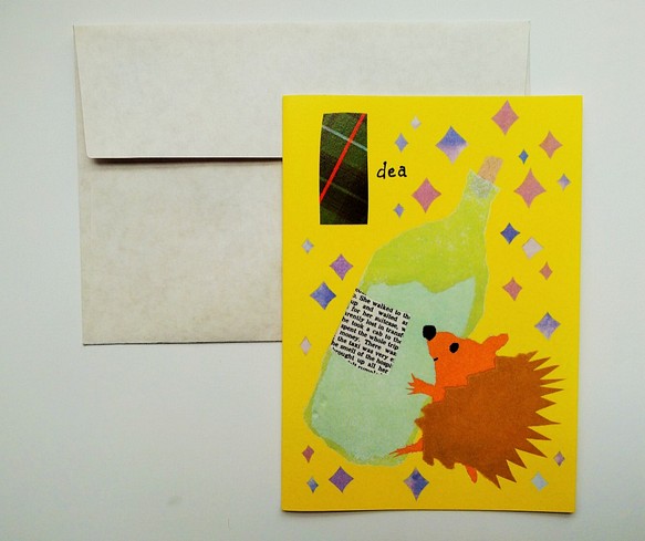 はり絵メッセージカード「メルヘン」（６枚組）※各カード封筒付 1枚目の画像
