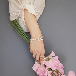 [14kgf] Keshi珍珠手鍊 第1張的照片