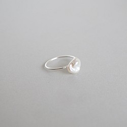 [銀925]淡水巴洛克式珍珠戒指（TM-R031〜033） 第1張的照片