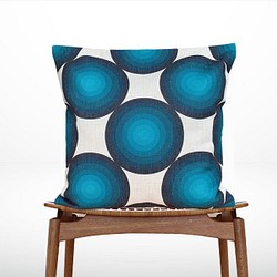 Forest Cushion Blue circles -Hinoki Fragrance- 第1張的照片