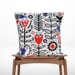 Forest Cushion 各种红色和藍色設計 -Hinoki 香味- 第1張的照片