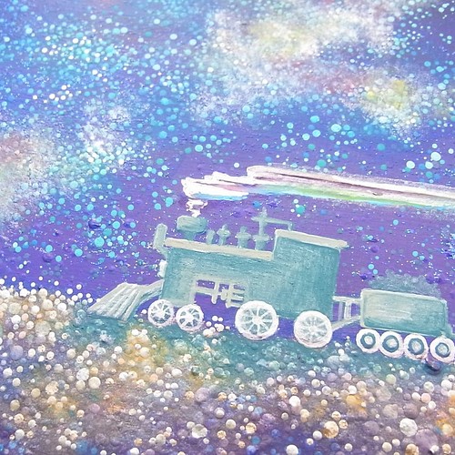 原画 さそり座の約束 銀河鉄道の夜 クーポン不可 絵画 てじまともこ 通販 Creema クリーマ ハンドメイド 手作り クラフト作品の販売サイト