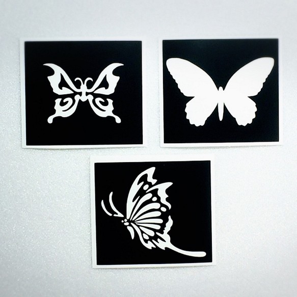 ステンシル　蝶々セット 1枚目の画像