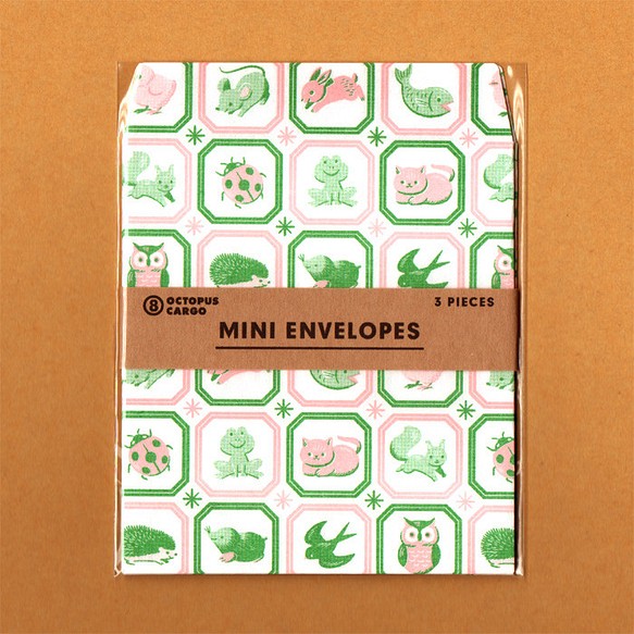 MINI ENVELOPE / Little animals 1枚目の画像