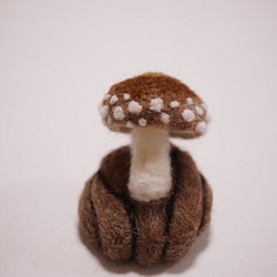 蘑菇胸針*香菇 第1張的照片