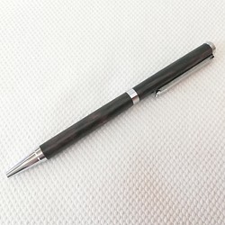 黒柿孔雀杢スリムタイプボールペン（箱付）2001-05 1枚目の画像