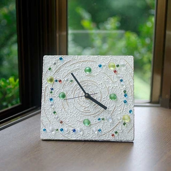 ビー玉の置き時計、掛け時計－７ 1枚目の画像