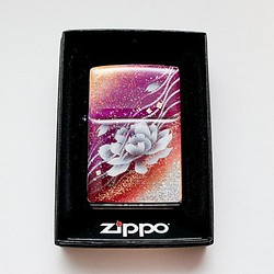 名稱插入免費ZIPPO牡丹鍍金與zippo打火機盒 第1張的照片