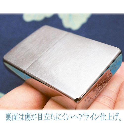 名入れ無料 2個セット 手描き ZIPPO 金魚と桜 箱付き 金箔 ペア www