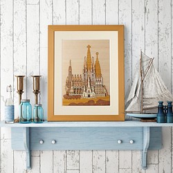 Kiharie Art Kit "Sagrada Familia"手作DIY 手工材料包 第1張的照片