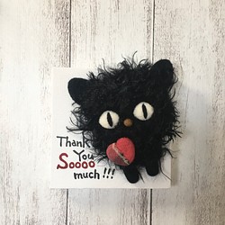 キャンバスシリーズ〜黒猫 Thank You Soooo much !!! 1枚目の画像