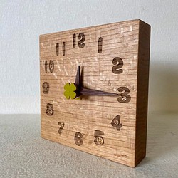 木の時計＜ナラ＞nac-138　木製時計 1枚目の画像