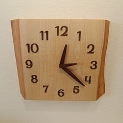 木の時計＜栃＞・掛け時計・置き時計toc-154 1枚目の画像