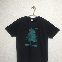【Big tree】Rocky's オリジナルTシャツ ブラック 1枚目の画像